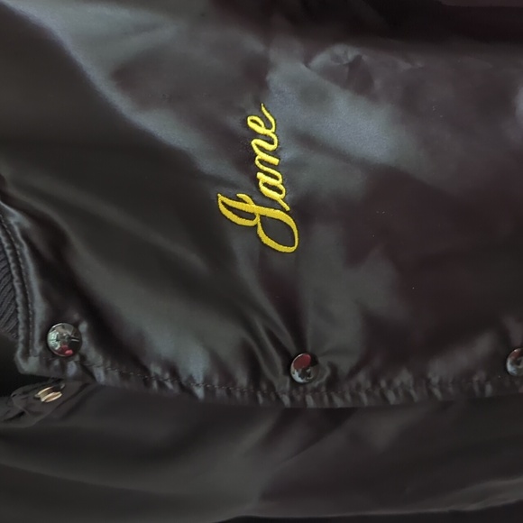 🍋✨Rare 1980s vintage satin Mtv bomber jacket size small - Picture 5 of 9